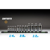 Capri Tools External Star Socket Set, 13 pcs 30500-13ET